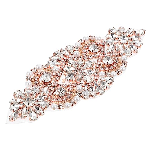 Brautgürtel mit Strass und Perlen Applikation Verzierungen für Hochzeitskleider Diy Bekleidung und Abendmode Einfach Anzubringen Hochwertiges Handwerk Roségold Brautgürtel mit Strass und Perlen Applikation Verzierungen für Hochzeitskleider Diy Bekleidung und Abendmode Einfach Anzubringen Hochwertiges Handwerk Roségold von LALAFINA