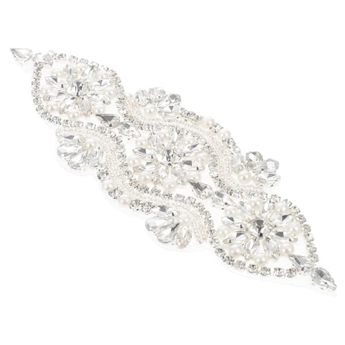 Brautgürtel mit Strass und Perlenapplikation Hochzeitskleider Hüte Taschen und Kunsthandwerk Selbstklebend Aufnähen Elegantes Design Brautgürtel mit Strass und Perlenapplikation Hochzeitskleider Hüte Taschen und Kunsthandwerk Selbstklebend Aufnähen Elegantes Design von LALAFINA