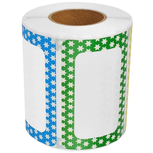 LALAFINA 1 Rolle selbstklebende Etikettenaufkleber kleine Aufkleber leer bunte, schlichte Namensschild-Etiketten Etikettenaufkleber für Behälter Kupferplattenaufkleber LALAFINA 1 Rolle selbstklebende Etikettenaufkleber kleine Aufkleber leer bunte, schlichte Namensschild-Etiketten Etikettenaufkleber für Behälter Kupferplattenaufkleber von LALAFINA