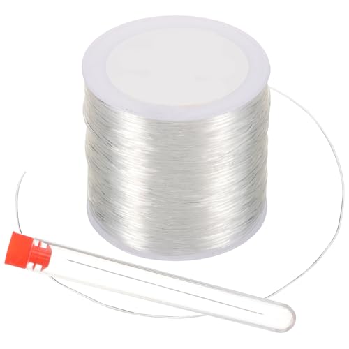 LALAFINA 1 Satz DIY Perlen Nähset Elastische Schnur mit Nadel für Schmuckherstellung Werkzeug für Armbänder und Einfach zu Verwenden Robust und Langlebig von LALAFINA