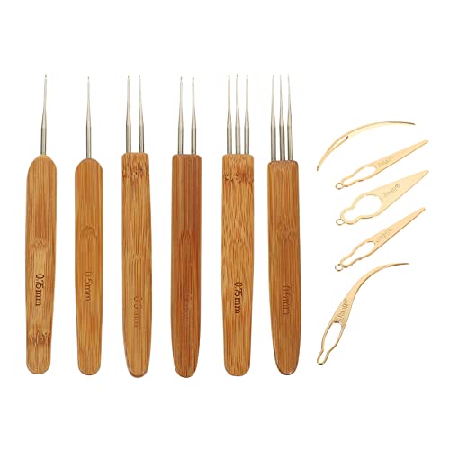 LALAFINA 1 Satz Häkel Nadelset für Dreadlocks Teiliges Häkelnadeln Tragbar Langlebig für von Zöpfen und Dreadlocks für DIY Haarschmuck LALAFINA 1 Satz Häkel Nadelset für Dreadlocks Teiliges Häkelnadeln Tragbar Langlebig für von Zöpfen und Dreadlocks für DIY Haarschmuck von LALAFINA