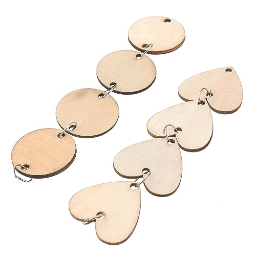 LALAFINA 1 Satz Holzstück Diy Graffiti Holzscheiben mit Runden und Herzförmigen Anhängern für Kreative Bastelprojekte Hochzeit Deko Personalisierte und Erinnerungen LALAFINA 1 Satz Holzstück Diy Graffiti Holzscheiben mit Runden und Herzförmigen Anhängern für Kreative Bastelprojekte Hochzeit Deko Personalisierte und Erinnerungen von LALAFINA
