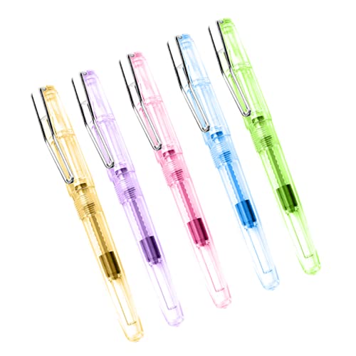 LALAFINA 1 Satz Kalligraphie Pen Weichköpfig Anfänger Beschriftung Erwachsene Füllfederhalter Für Kalligrafie Kalligrafiestifte Zum Schreiben Stift Bürsten Nylon Zufällige Farbe 5 Stück LALAFINA 1 Satz Kalligraphie Pen Weichköpfig Anfänger Beschriftung Erwachsene Füllfederhalter Für Kalligrafie Kalligrafiestifte Zum Schreiben Stift Bürsten Nylon Zufällige Farbe 5 Stück von LALAFINA