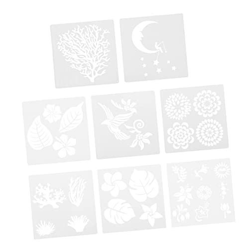 LALAFINA 1 Satz Teiliges Diy Malvorlagen Wiederverwendbare Schablonen Für Kreative Malerei Und Bastelprojekte Für Erwachsene 8 Stück LALAFINA 1 Satz Teiliges Diy Malvorlagen Wiederverwendbare Schablonen Für Kreative Malerei Und Bastelprojekte Für Erwachsene 8 Stück von LALAFINA