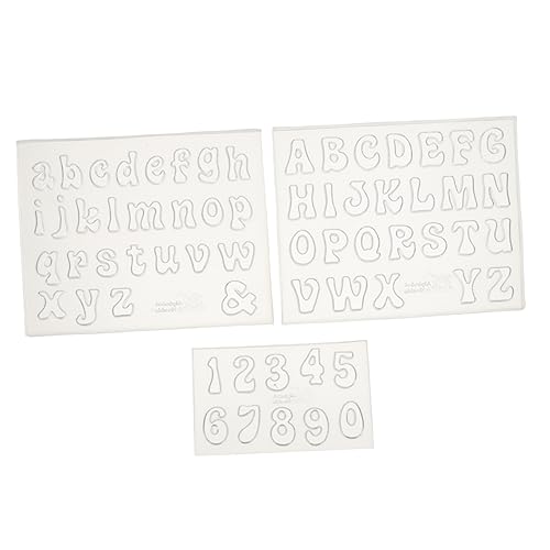 LALAFINA 1 Satz Teiliges Silikonform Für Epoxidharz Zahlen Und Buchstaben Für Diy Handwerk Und Wohnkultur Langlebig Wiederverwendbar Und Einfach Zu Entformen 3 Stück LALAFINA 1 Satz Teiliges Silikonform Für Epoxidharz Zahlen Und Buchstaben Für Diy Handwerk Und Wohnkultur Langlebig Wiederverwendbar Und Einfach Zu Entformen 3 Stück von LALAFINA