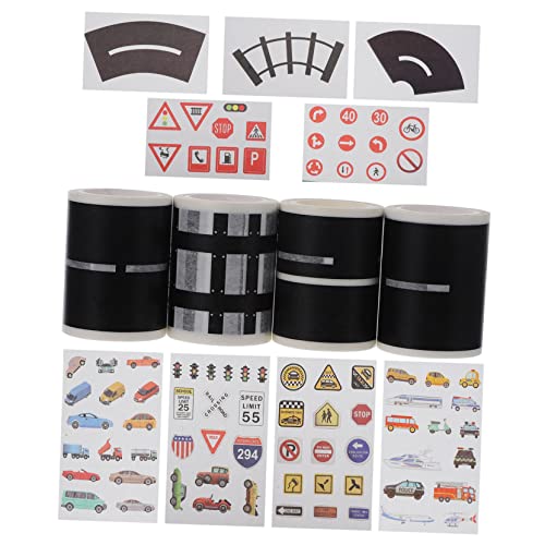 LALAFINA 1 Satz Teiliges Straßenverkehrs Washi Tape Diy Klebeband Mit Realistischen Straßenmustern Und Verkehrsschildern Für Und Lernen 13 Stück LALAFINA 1 Satz Teiliges Straßenverkehrs Washi Tape Diy Klebeband Mit Realistischen Straßenmustern Und Verkehrsschildern Für Und Lernen 13 Stück von LALAFINA