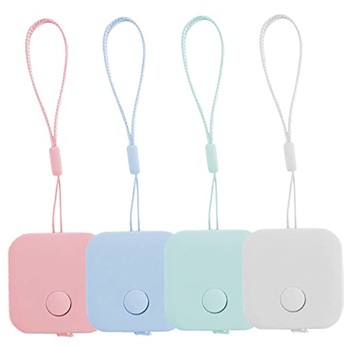 LALAFINA Exquisite Handwerkskunst 4er-pack Maßband Für Kinder Einziehbares Körpermaßband Knopf Zoll Zentimeter von LALAFINA