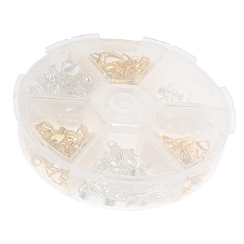 LALAFINA 1 Schachtel Hochwertige Kupfer Anhänger Verschlüsse für Schmuck Teiliges Diy Gold und Silber Vielseitige Verbindungsstücke für und Armbänder für Kreative Schmuckherstellung von LALAFINA