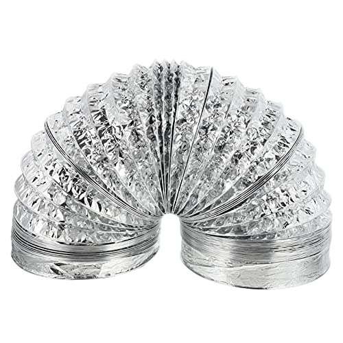 LALAFINA 1 Stück Flexible Aluminiumfolie Lüftungsrohr für Küchenabzüge Doppelwandig Installieren Luftwiderstand Praktisch für Klimaanlagen und Abluftventilatoren LALAFINA 1 Stück Flexible Aluminiumfolie Lüftungsrohr für Küchenabzüge Doppelwandig Installieren Luftwiderstand Praktisch für Klimaanlagen und Abluftventilatoren von LALAFINA