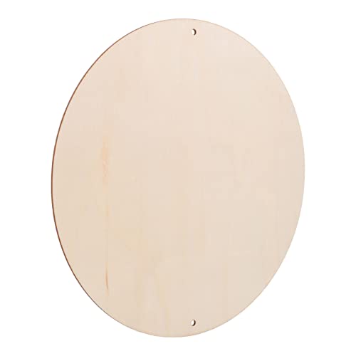 LALAFINA 1 Stück Runde Holzplatte Unbehandelte Diy Holzscheibe für Bastelarbeiten Handgemachtes Naturholz für Kreative Projekte und Dekoration für Erwachsene von LALAFINA