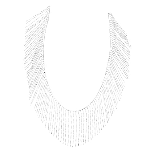 LALAFINA 1 Stück Strass Quasten Kette für DIY Dekoration Kristall Schmuckzubehör für Abendkleider Hochzeiten und Handarbeiten Lange Quasten Kupfer Vielseitig Einsetzbar LALAFINA 1 Stück Strass Quasten Kette für DIY Dekoration Kristall Schmuckzubehör für Abendkleider Hochzeiten und Handarbeiten Lange Quasten Kupfer Vielseitig Einsetzbar von LALAFINA