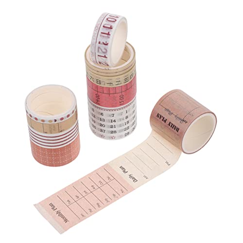 LALAFINA 10 Rollen Washi Tape Dekoratives Klebeband für Scrapbooking und Diy Japanisches Tape für Journals Planer und Bastelprojekte Klebeband ohne Rückstände LALAFINA 10 Rollen Washi Tape Dekoratives Klebeband für Scrapbooking und Diy Japanisches Tape für Journals Planer und Bastelprojekte Klebeband ohne Rückstände von LALAFINA