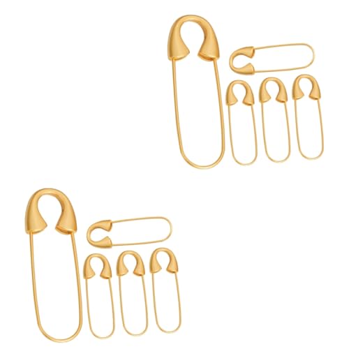 LALAFINA 10 STK Goldnadel Modeschmuck große Sicherheitsnadel Golddekor Bürodekoration Broschennadel zum Basteln Broschennadel aus Metall Hochzeit Abzeichen Jacke schmücken LALAFINA 10 STK Goldnadel Modeschmuck große Sicherheitsnadel Golddekor Bürodekoration Broschennadel zum Basteln Broschennadel aus Metall Hochzeit Abzeichen Jacke schmücken von LALAFINA