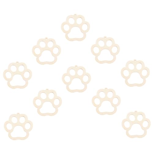 LALAFINA 10 Sätze Holzplatten im Pfoten Design Teiliges Unvollendete Holzscheiben für DIY Kunsthandwerk für Dekoration und Malerei für und Festlichkeiten LALAFINA 10 Sätze Holzplatten im Pfoten Design Teiliges Unvollendete Holzscheiben für DIY Kunsthandwerk für Dekoration und Malerei für und Festlichkeiten von LALAFINA