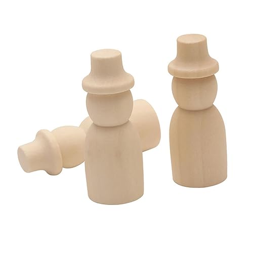 LALAFINA 10 Stück Bemalte Puppen Basteln Für Peg-puppen Unbemalt Kinderhandwerk Kleine Puppe Dekoration Malerei Steckpuppen Mit Bastelsets Für Figur Hölzern LALAFINA 10 Stück Bemalte Puppen Basteln Für Peg-puppen Unbemalt Kinderhandwerk Kleine Puppe Dekoration Malerei Steckpuppen Mit Bastelsets Für Figur Hölzern von LALAFINA