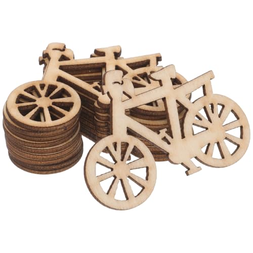 LALAFINA 10 Stück DIY Holz Fahrradstücke Unvollendete Holzscheiben für Bastelprojekte für Malen und Dekorieren Robuste und Sichere Holzmaterialien als für und Familie LALAFINA 10 Stück DIY Holz Fahrradstücke Unvollendete Holzscheiben für Bastelprojekte für Malen und Dekorieren Robuste und Sichere Holzmaterialien als für und Familie von LALAFINA