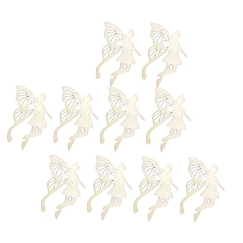 LALAFINA 10 Stück Holzschleif -Schmetterlingsanhänger Holzform Holzschnitt Dekoration unbemalter Feenholzchip unvollendetes Holzhandwerk unfertige Scheiben Naturholz Khaki LALAFINA 10 Stück Holzschleif -Schmetterlingsanhänger Holzform Holzschnitt Dekoration unbemalter Feenholzchip unvollendetes Holzhandwerk unfertige Scheiben Naturholz Khaki von LALAFINA