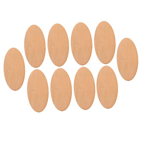 LALAFINA 10 Stück Ovale Holzrohlinge zum Basteln DIY Holzscheiben Unvollendet Holzplatten für Gravur Malerei und Dekoration zum Aufhängen und Gestalten LALAFINA 10 Stück Ovale Holzrohlinge zum Basteln DIY Holzscheiben Unvollendet Holzplatten für Gravur Malerei und Dekoration zum Aufhängen und Gestalten von LALAFINA