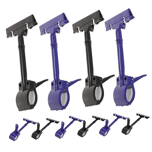 LALAFINA 10 Stück Preisclip Doppelkopfclip Etikett Inhaber Zeichenhalterclip Zeichenhalter Clips Regal -Tag -Halter Display-Clip-Halter Schilderhalter Clip Tischplatte von LALAFINA