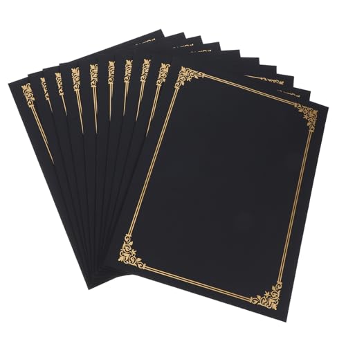 LALAFINA 10 Stück Teiliges Diploma Halter aus Papier Elegante Zertifikat Umschläge mit Prägeoptik Robuste Dokumentenhüllen mit Abgerundeten Ecken Stilvolle Abschlussurkunden Schutzhüllen LALAFINA 10 Stück Teiliges Diploma Halter aus Papier Elegante Zertifikat Umschläge mit Prägeoptik Robuste Dokumentenhüllen mit Abgerundeten Ecken Stilvolle Abschlussurkunden Schutzhüllen von LALAFINA