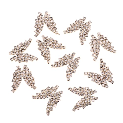 LALAFINA 10 Stück Teiliges Schmetterlings Rhinestone Dekorationen für Diy Projekte für Hochzeiten und Partys Hochwertige und Strassmaterialien für Haarschmuck und Kreative Bastelarbeiten LALAFINA 10 Stück Teiliges Schmetterlings Rhinestone Dekorationen für Diy Projekte für Hochzeiten und Partys Hochwertige und Strassmaterialien für Haarschmuck und Kreative Bastelarbeiten von LALAFINA