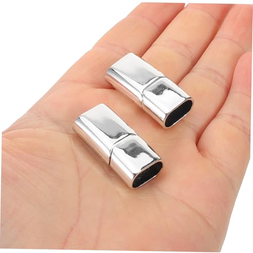 LALAFINA 10 Stück Teiliges Schmuckverschluss aus Langlebigem Legierungsmetall Praktischer Magnetverschluss für DIY Halsketten und Armbänder Installieren Vielseitig für Schmuckherstellung LALAFINA 10 Stück Teiliges Schmuckverschluss aus Langlebigem Legierungsmetall Praktischer Magnetverschluss für DIY Halsketten und Armbänder Installieren Vielseitig für Schmuckherstellung von LALAFINA
