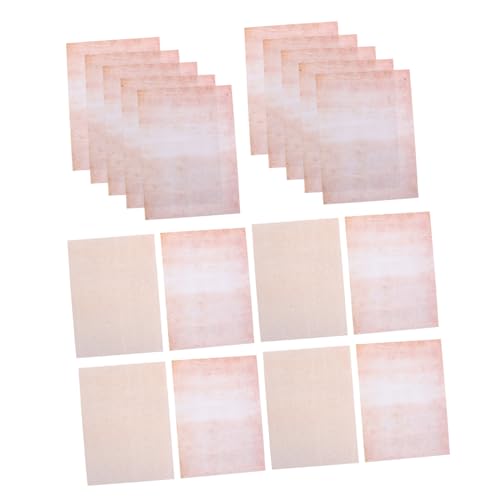 LALAFINA 100 Blatt Doppelseitiges Briefpapier mit Dekorativem Rand für Scrapbooking Diy Journaling und Korrespondenz Langlebig und Tintenfest von LALAFINA