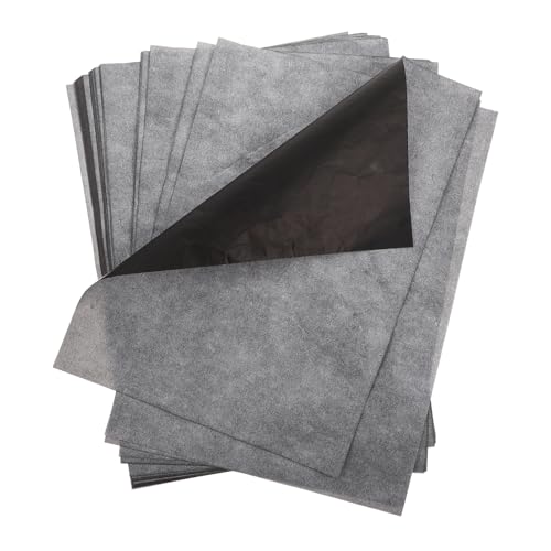 LALAFINA 100 Blatt Kohlenstoffpapier Graphit Kohlepapier zum Zeichnen und Übertragen für Kunstprojekte und DIY Schwarz Einseitig für Präzise Nachzeichnungen LALAFINA 100 Blatt Kohlenstoffpapier Graphit Kohlepapier zum Zeichnen und Übertragen für Kunstprojekte und DIY Schwarz Einseitig für Präzise Nachzeichnungen von LALAFINA