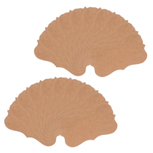 LALAFINA 100 Stück Blanko Mini Karteikarten aus Reißfestem Kraftpapier Kleine Beschreibbare Indexkarten für Notizen Etiketten und Visitenkarten Vielseitig für Büro und Studium von LALAFINA
