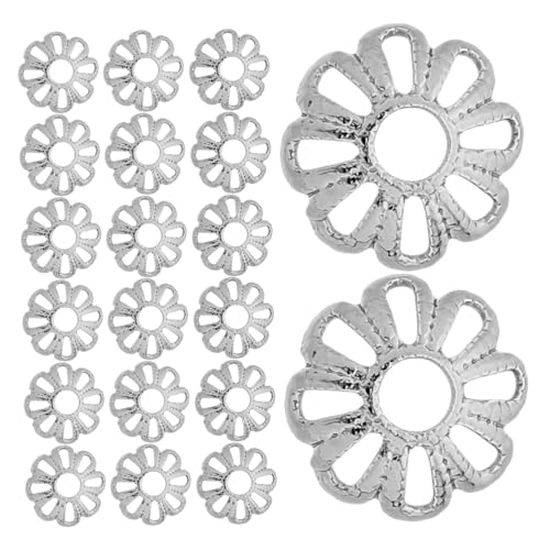 LALAFINA 100 Stück Blumenperlenkappen Messing Hohe Runde Abstandshalter für DIY Schmuckherstellung für Armbänder und Vielseitige Bastelbedarf LALAFINA 100 Stück Blumenperlenkappen Messing Hohe Runde Abstandshalter für DIY Schmuckherstellung für Armbänder und Vielseitige Bastelbedarf von LALAFINA