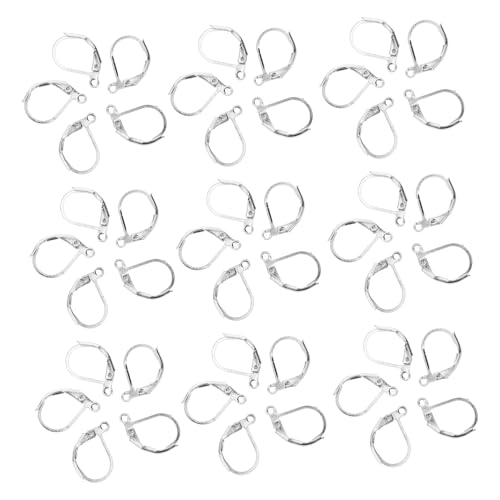 LALAFINA 100 Stück D Förmige Ohrhaken für Diy Schmuck Silberfarbene Ohrringe Zubehör für Kreative Bastelprojekte für Frauen und Mädchen die Schmuck Selbst Gestalten Möchten LALAFINA 100 Stück D Förmige Ohrhaken für Diy Schmuck Silberfarbene Ohrringe Zubehör für Kreative Bastelprojekte für Frauen und Mädchen die Schmuck Selbst Gestalten Möchten von LALAFINA