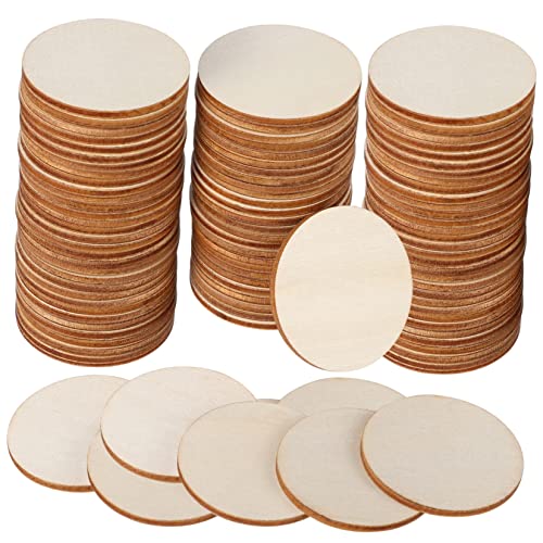 LALAFINA 100 Stück Runde Holzscheiben Naturbelassen Glatt zum Basteln Diy Holzplatten Rund zum Bemalen und Dekorieren für Kreative Handwerksprojekte und Partydeko LALAFINA 100 Stück Runde Holzscheiben Naturbelassen Glatt zum Basteln Diy Holzplatten Rund zum Bemalen und Dekorieren für Kreative Handwerksprojekte und Partydeko von LALAFINA