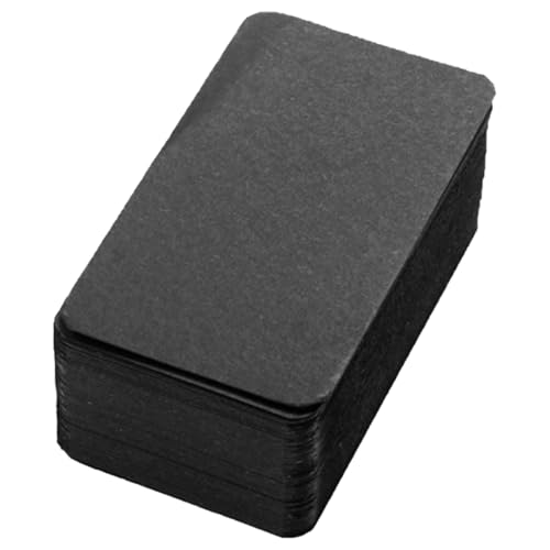 LALAFINA 100 Stück Schwarze Blanko Karten Handgeschriebenes Papier für Lernkarten DIY Projekte Platzkarten für Englisch Lernen Notizen und Basteln LALAFINA 100 Stück Schwarze Blanko Karten Handgeschriebenes Papier für Lernkarten DIY Projekte Platzkarten für Englisch Lernen Notizen und Basteln von LALAFINA