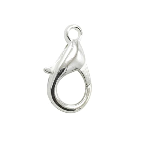 LALAFINA 100 Stück Teiliges Versilberter Karabinerverschlüsse aus Zinklegierung für Halsketten und Armbänder Langlebige Schmuckverschlüsse für DIY Schmuckherstellung und Bastelprojekte LALAFINA 100 Stück Teiliges Versilberter Karabinerverschlüsse aus Zinklegierung für Halsketten und Armbänder Langlebige Schmuckverschlüsse für DIY Schmuckherstellung und Bastelprojekte von LALAFINA