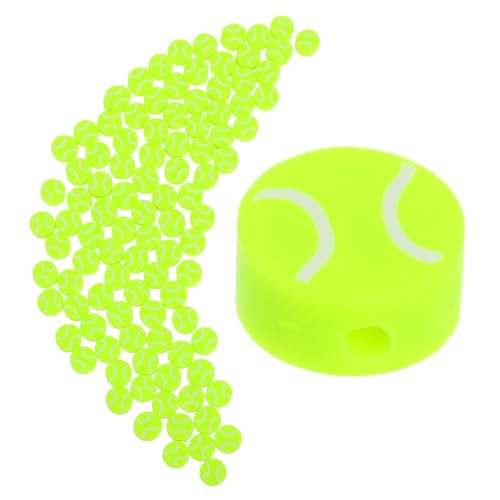 LALAFINA 100 Stück Tennisball Perlen Polymer Diy Schmuckperlen Lose Abstandshalter für Armbänder und Sportliche Bastelideen Kinderfreundliche Dekorationsperlen für Kreative Projekte LALAFINA 100 Stück Tennisball Perlen Polymer Diy Schmuckperlen Lose Abstandshalter für Armbänder und Sportliche Bastelideen Kinderfreundliche Dekorationsperlen für Kreative Projekte von LALAFINA