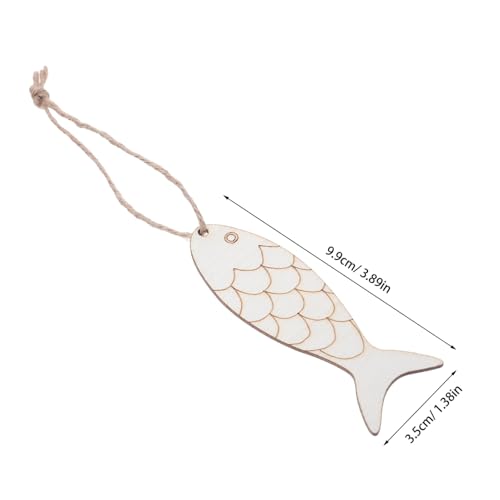 LALAFINA 100 Stück Unvollendete Holzfische mit Aufhängeschnur DIY Bastelset für Party und Wohnungsdeko Blanke Dekorative Fisch Holzausschnitte zum Bemalen und Gestalten LALAFINA 100 Stück Unvollendete Holzfische mit Aufhängeschnur DIY Bastelset für Party und Wohnungsdeko Blanke Dekorative Fisch Holzausschnitte zum Bemalen und Gestalten von LALAFINA