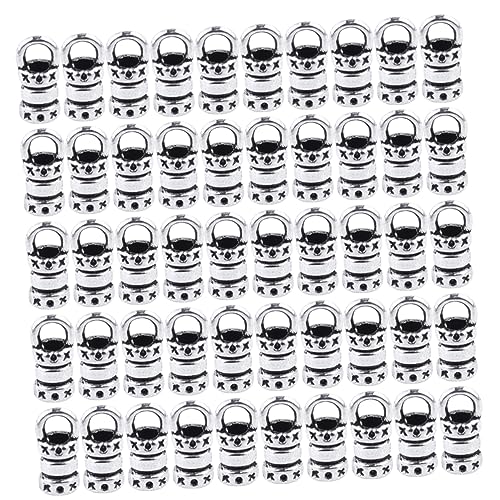 LALAFINA 100 Stück Verbindungsschließen Legierung Diy Schmuckverschluss für Lederband und Armband Silberschlaufe für Halskette Schlüsselanhänger und Bastelprojekte LALAFINA 100 Stück Verbindungsschließen Legierung Diy Schmuckverschluss für Lederband und Armband Silberschlaufe für Halskette Schlüsselanhänger und Bastelprojekte von LALAFINA