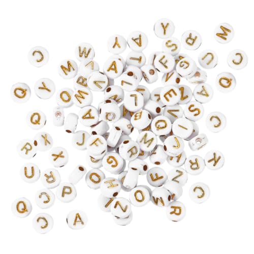 LALAFINA 1000 Stück Acryl Buchstabenperlen Bunte DIY Alphabet Perlen für Armbänder und Schlüsselanhänger Leichte und Praktische Spacer Perlen für Kreative Bastelprojekte LALAFINA 1000 Stück Acryl Buchstabenperlen Bunte DIY Alphabet Perlen für Armbänder und Schlüsselanhänger Leichte und Praktische Spacer Perlen für Kreative Bastelprojekte von LALAFINA