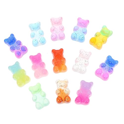 LALAFINA 100Stücke Bärenform Harzcharms DIY Zubehör Für Schmuckverzierungen Handyhüllen Dekoration Und Bastelprojekte Für Armbänder Und Anhänger LALAFINA 100Stücke Bärenform Harzcharms DIY Zubehör Für Schmuckverzierungen Handyhüllen Dekoration Und Bastelprojekte Für Armbänder Und Anhänger von LALAFINA