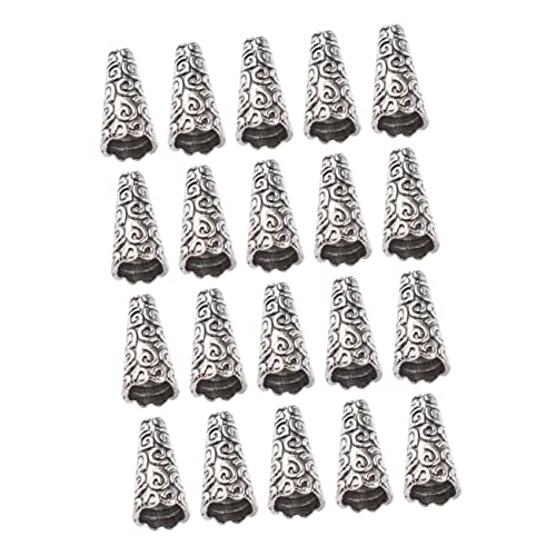 LALAFINA 100Stücke Zinklegierung Perlenkappen für DIY Schmuckherstellung Langlebige Schmuckzubehör für Armbänder Halsketten und Ohrringe Antikem Perlen LALAFINA 100Stücke Zinklegierung Perlenkappen für DIY Schmuckherstellung Langlebige Schmuckzubehör für Armbänder Halsketten und Ohrringe Antikem Perlen von LALAFINA