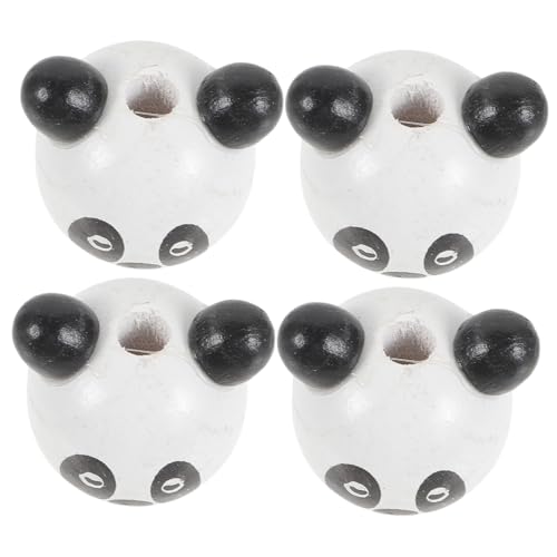 LALAFINA 10Stücke Bunte Holzperlen mit Tierköpfen DIY Bastelzubehör für Panda Design für Armbänder und Schlüsselanhänger Langlebig und LALAFINA 10Stücke Bunte Holzperlen mit Tierköpfen DIY Bastelzubehör für Panda Design für Armbänder und Schlüsselanhänger Langlebig und von LALAFINA