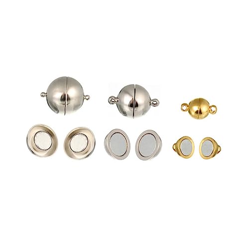 LALAFINA 10Stücke Magnetverschlüsse Für DIY Schmuck Starke Stecker Für Halsketten Armbänder Und Fußkettchen Und Weiß Goldene Weiße Schmuckverschluss Haken LALAFINA 10Stücke Magnetverschlüsse Für DIY Schmuck Starke Stecker Für Halsketten Armbänder Und Fußkettchen Und Weiß Goldene Weiße Schmuckverschluss Haken von LALAFINA