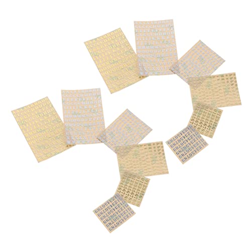 LALAFINA 12 Blatt Mini Buchstaben und Zahlen Aufkleber Selbstklebende Glitzer Metallic Sticker Teiliges für Scrapbooking Diy Bastelarbeiten Tassen und Mehr LALAFINA 12 Blatt Mini Buchstaben und Zahlen Aufkleber Selbstklebende Glitzer Metallic Sticker Teiliges für Scrapbooking Diy Bastelarbeiten Tassen und Mehr von LALAFINA