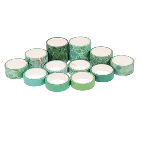 LALAFINA 12 Rollen Diy Klebebänder Washi Tapes für Scrapbooking Notizbücher und Projekte Stilvolle Designs für Tagebuchgestaltung und Bastelarbeiten LALAFINA 12 Rollen Diy Klebebänder Washi Tapes für Scrapbooking Notizbücher und Projekte Stilvolle Designs für Tagebuchgestaltung und Bastelarbeiten von LALAFINA