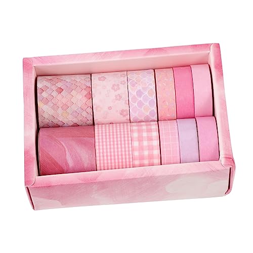 LALAFINA 12 Rollen Washi Tape Diy Scrapbook Klebebänder für Tagebuch Handwerk und Dekoration Scrapbooking Planer Karten und Bastelprojekte LALAFINA 12 Rollen Washi Tape Diy Scrapbook Klebebänder für Tagebuch Handwerk und Dekoration Scrapbooking Planer Karten und Bastelprojekte von LALAFINA
