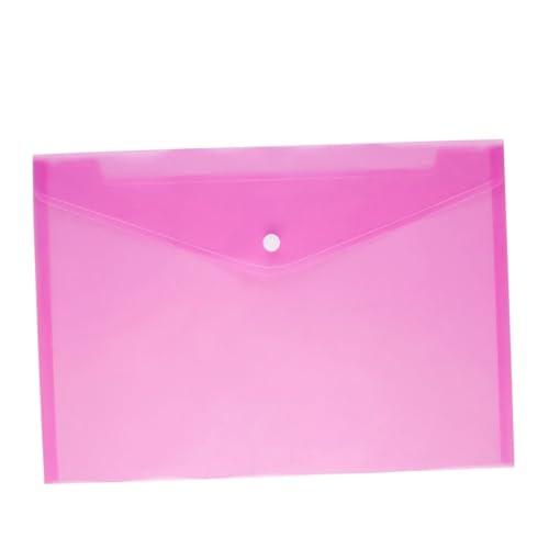 LALAFINA 12 Stück Dokumententaschen Mit Druckknopf Transparente Umschläge Aktenordner Dokumententasche Dokumenten Organizer Dokumententasche Dokumenten Aktentasche Dokumentenhalter von LALAFINA