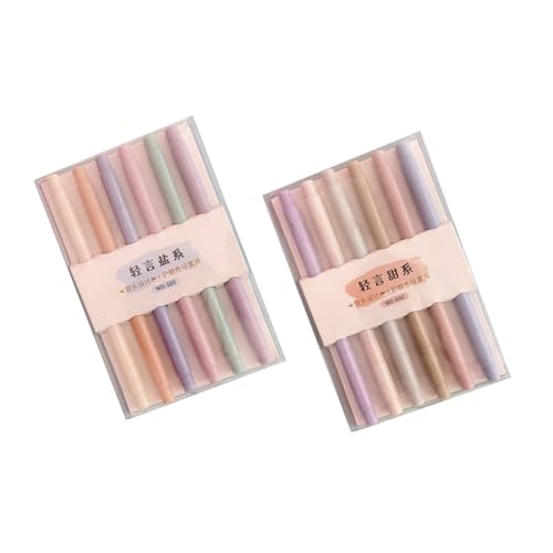 LALAFINA 12 Stück Pastell Hochlighter Ergonomische Marker für Schule Büro Notizen Bequeme Handhabung Leak Design für Lehrer und Studenten LALAFINA 12 Stück Pastell Hochlighter Ergonomische Marker für Schule Büro Notizen Bequeme Handhabung Leak Design für Lehrer und Studenten von LALAFINA