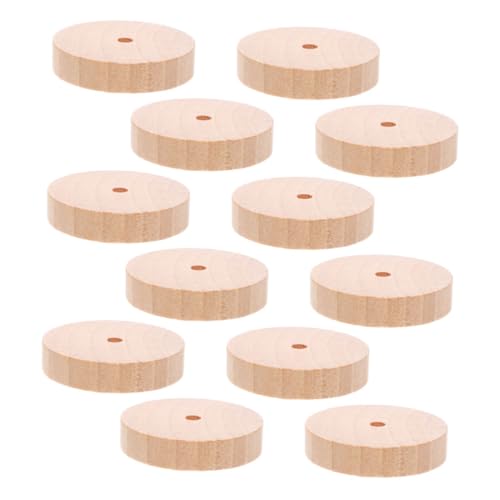 LALAFINA 12 Stück Teiliges Unvollendete Holzräder für Diy Projekte als Ersatzteile für Spielzeugautos Boote und Hubschrauber zum Basteln von Modellen Kreativität bei Kindern LALAFINA 12 Stück Teiliges Unvollendete Holzräder für Diy Projekte als Ersatzteile für Spielzeugautos Boote und Hubschrauber zum Basteln von Modellen Kreativität bei Kindern von LALAFINA