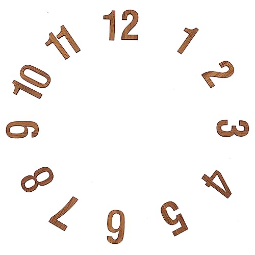 LALAFINA 12 Stück Teiliges Wanduhr Ziffern für Diy Uhren Selbstklebende Arabische Zahlen für Uhrentechnische Reparaturen und Kreative Projekte LALAFINA 12 Stück Teiliges Wanduhr Ziffern für Diy Uhren Selbstklebende Arabische Zahlen für Uhrentechnische Reparaturen und Kreative Projekte von LALAFINA