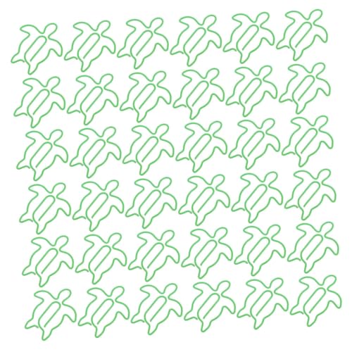LALAFINA 120 Stück Meeresschildkröten Büroklammern Metall Lesezeichen Tierform Nonslip Clips für Dokumentenorganisation Büro Schulbedarf Langlebig Design LALAFINA 120 Stück Meeresschildkröten Büroklammern Metall Lesezeichen Tierform Nonslip Clips für Dokumentenorganisation Büro Schulbedarf Langlebig Design von LALAFINA